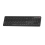 MIIIW Wireless Silent Combo Keyboard and Mouse Gen3, ENG Layout, Black