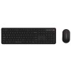 MIIIW Wireless Silent Combo Keyboard and Mouse Gen3, ENG Layout, Black