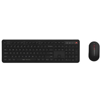 MIIIW Wireless Silent Combo Keyboard and Mouse Gen3, ENG Layout, Black