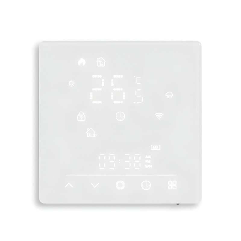 Moes Matter over WiFi Smart Thermostat Temperature Controller Water/ Gas Boiler 5A, White
