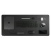 MIIIW Mouse Pad Monochrome leather Size XL (900 x 400 x 2 mm), Black