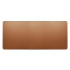 MIIIW Mouse Pad Monochrome leather Size XL (900 x 400 x 2 mm), Brown