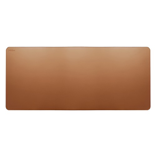 MIIIW Mouse Pad Monochrome leather Size XL (900 x 400 x 2 mm), Brown
