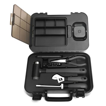 MIIIW Portable Home Tool Kit 6+2, Black