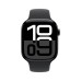 Apple Watch Series 10 GPS+LTE 46mm MWY43 Jet Black Aluminium Case, Black Sport Band, M/L