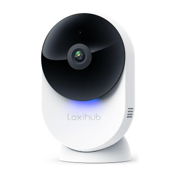 LaxiHub 1080p Wi-Fi Indoor Mini Camera Dual-Band 2.4GHz & 5GHz + MicroSD Card 32GB