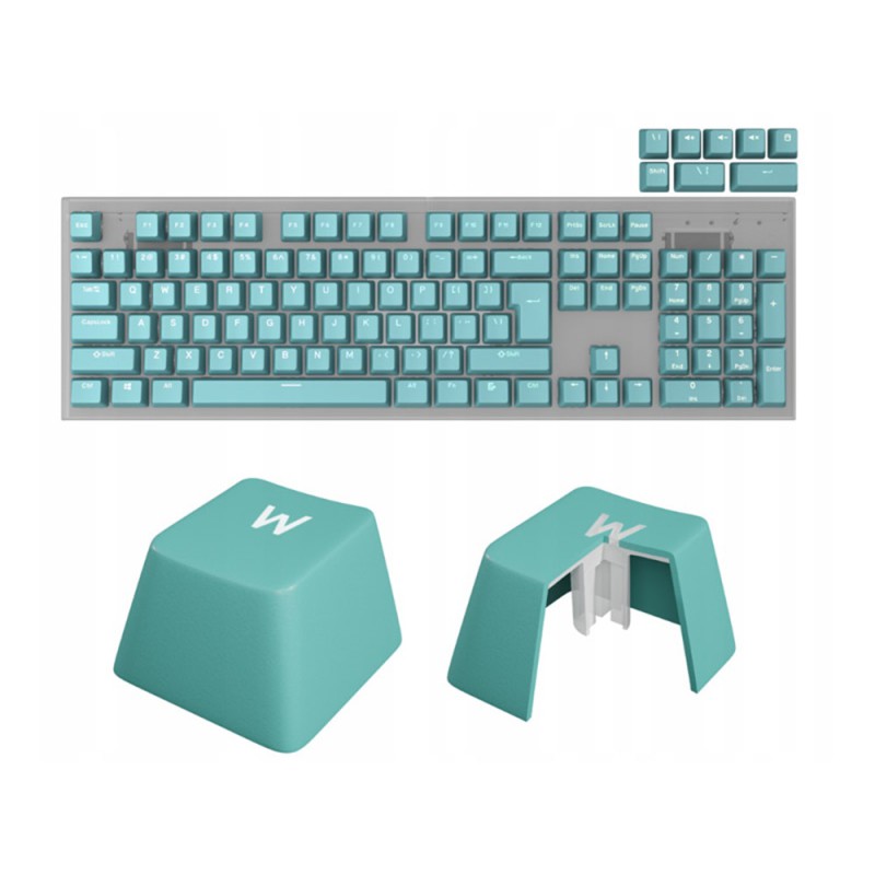 Keycaps Genesis Lead 300 Mint Double Shot