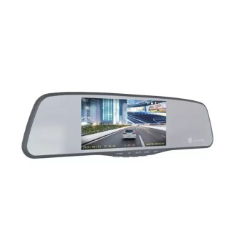 Navitel MR255NV Mirror Car Video Recorder + WOO MicroSD Card UHS-I (U1) (C10) + SD Adapter, Integra, 64 GB