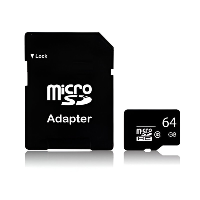 Navitel MR255NV Mirror Car Video Recorder + WOO MicroSD Card UHS-I (U1) (C10) + SD Adapter, Integra, 64 GB