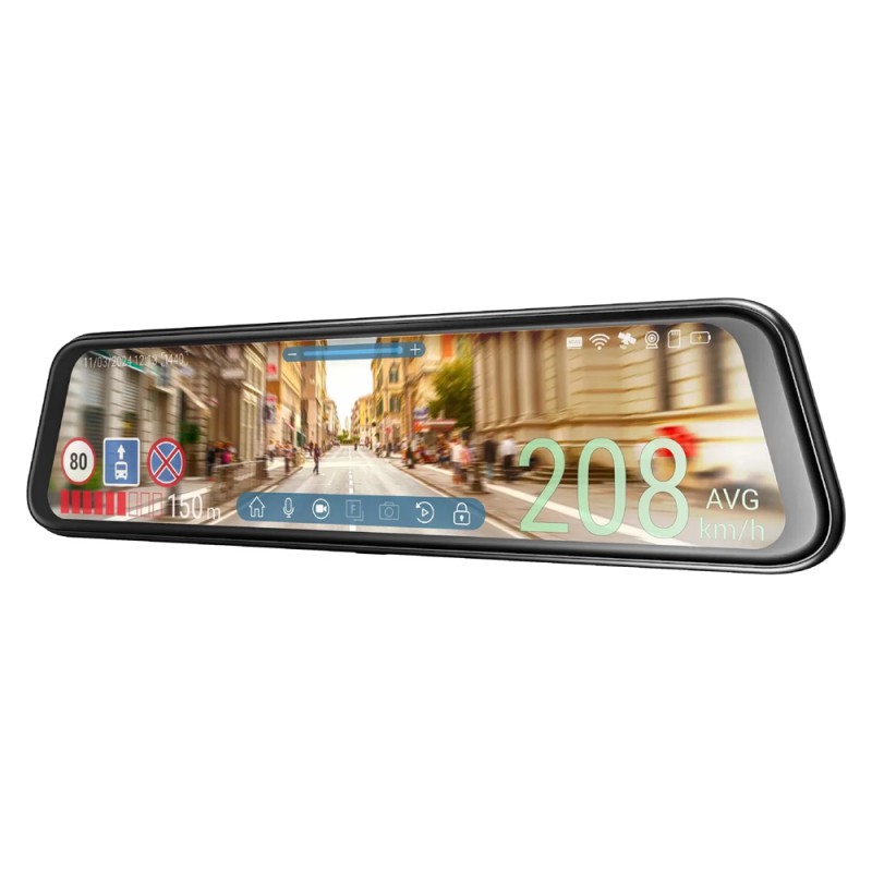 Navitel MR750 Smart 2K Mirror Car Video Recorder + Rear Camera