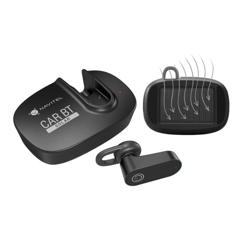 Navitel In-Ear Headset Bluetooth Solar Car, Black (Damaged Box)