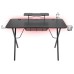 Genesis Desk Gaming Holm 300, RGB (Organizer, Wireless Charger, Multiple holder (Headphone, Cup, Gamepad), USB Hub, Remote Controller, 120x60x75cm)
