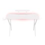 Genesis Desk Gaming Holm 320, RGB White (Organizer, Wireless Charger, Multiple holder, USB Hub, Remote Controller, 120x60x75cm)