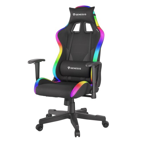 Genesis Chair Trit 600 RGB Backlight, Black
