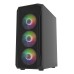 Fury Case Shobo SH4F RGB Midi Tower Window, Black