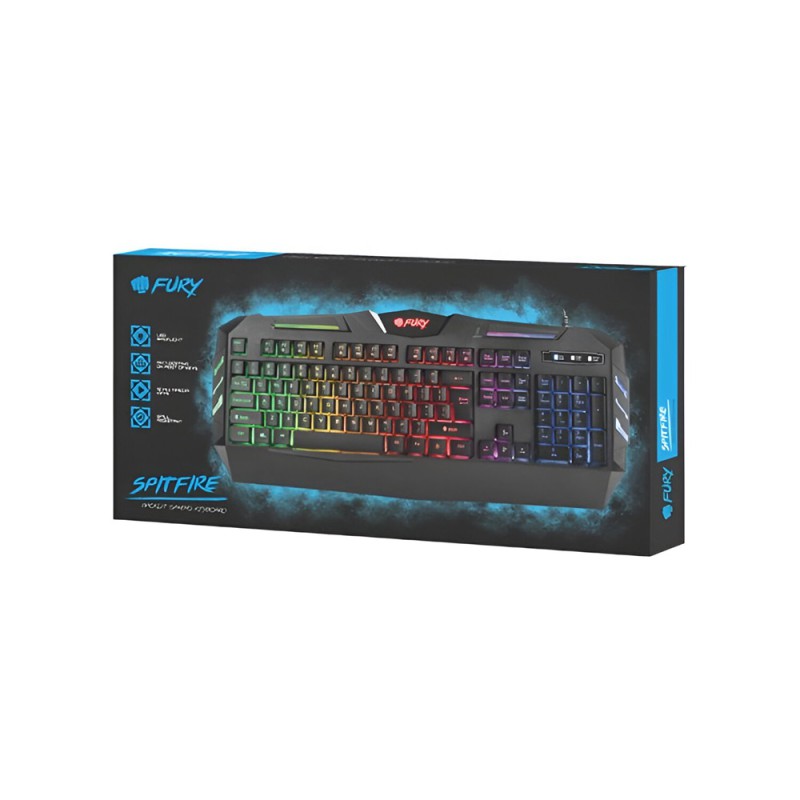 Fury Keyboard Spitfire, US Layout, With Backlight