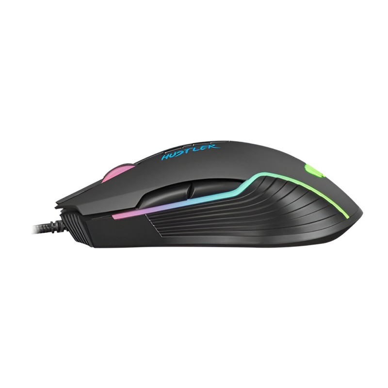 Fury Mouse Hustler, 6400 DPI, Optical, With Software, Black
