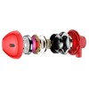 Baseus Half In-Ear Earphones Encok 3.5mm with Mic H06, Red