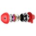 Baseus Half In-Ear Earphones Encok 3.5mm with Mic H06, Red