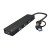 Natec Mayfly 4-Port Black +Usb-A Adapter