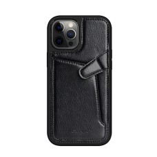 Nillkin Case Leather iPhone 12/ 12 Pro Aoge, Black
