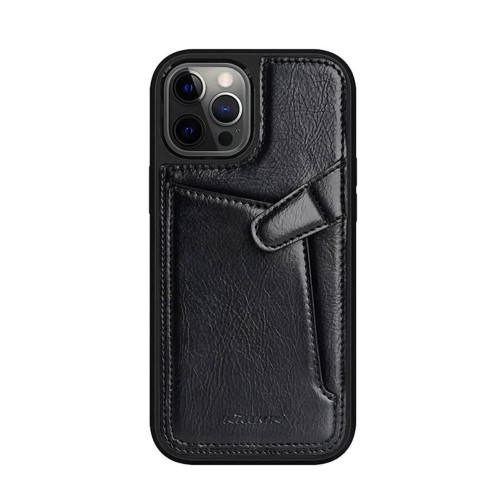 Nillkin Case Leather iPhone 12/ 12 Pro Aoge, Black