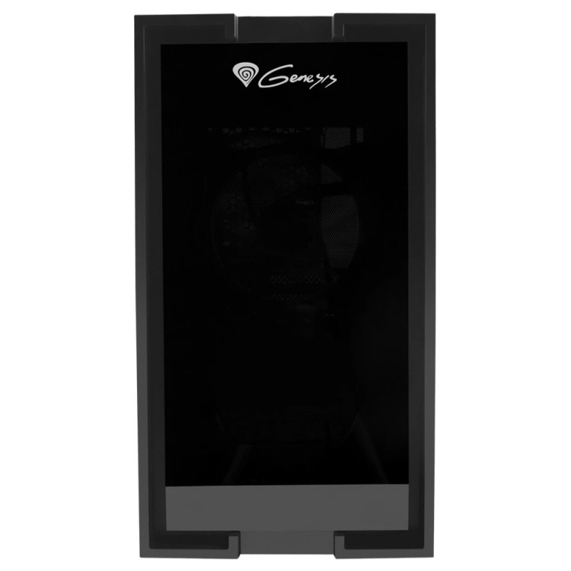 Genesis Case Irid 353 ARGB MATX Mini Tower Window, Black