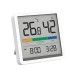 MIIIW Comfort Temperature and humidity clock, White