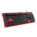 Genesis Keyboard Rhod 110, US Layout, Red