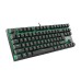 Genesis Mechanical Keyboard Thor 300 TKL, US Layout, Green Backlight, Blue Outemu Switch