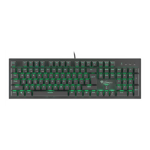 Genesis Mechanical Keyboard Thor 300, US Layout, Green Backlight, Blue Outemu Switch