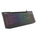 Genesis Keyboard Lith 400 RGB US Layout, X-Scissor Slim