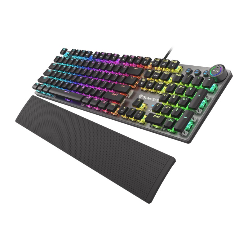 Genesis Mechanical Keyboard Thor 380 RGB, US Layout, RGB Backlight, Blue Outemu Switch