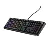 Genesis Mechanical Keyboard Thor 404 US Layout RGB Backlight Mechanical Black Oetemu Peach Silent
