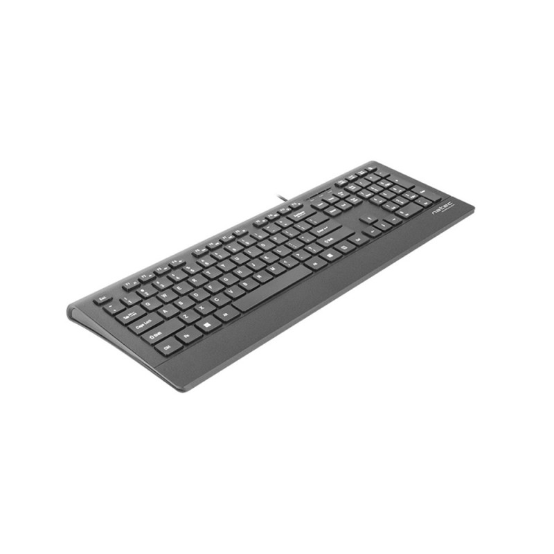 Natec Keyboard Barracuda Slim, US Layout