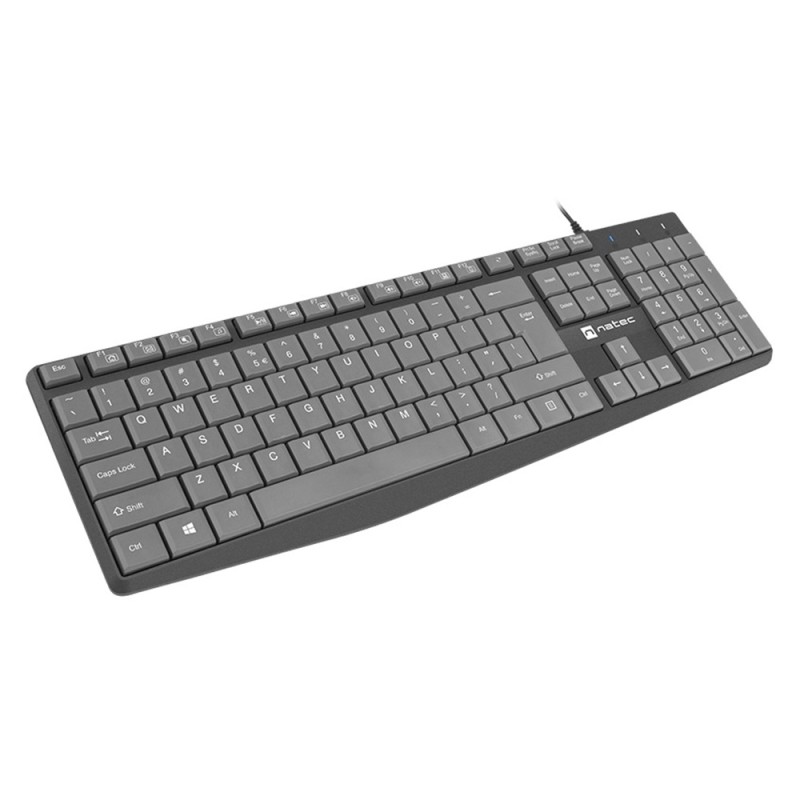 Natec Keyboard Nautilus Slim, US Layout