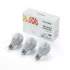 Nanoleaf Essentials Smart A19 Bulb, E27 3 Pack