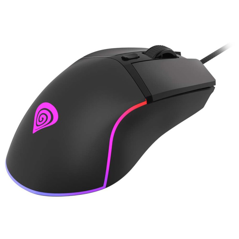 Genesis Mouse Krypton 220, 6400 DPI, RGB Illuminated, With Software, Black