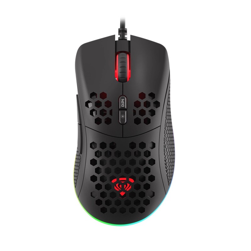 Genesis Mouse Krypton 555, 8000 DPI, RGB Illuminated, With Software, Black