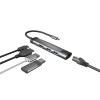 Natec Fowler Go Usb-C Multiport Adapter 5 In 1  2x Usb 3.0 Hub, Hdmi 4k, Usb-CPd, Rj45