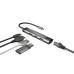 Natec Fowler Go Usb-C Multiport Adapter 5 In 1  2x Usb 3.0 Hub, Hdmi 4k, Usb-CPd, Rj45