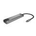 Natec Fowler Go Usb-C Multiport Adapter 5 In 1  2x Usb 3.0 Hub, Hdmi 4k, Usb-CPd, Rj45