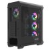Genesis Case Irid 505, ARGB, V2 MATX Mini Tower Window, Black