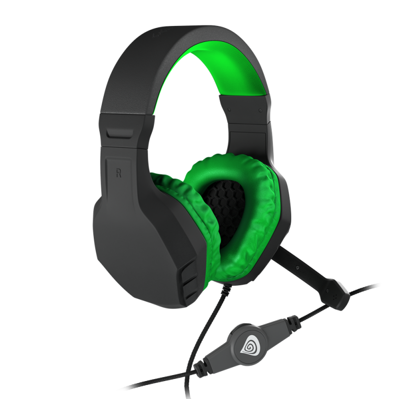 Genesis Headset Argon 200, Stereo, Green
