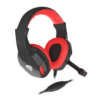 Genesis Headset Argon 110, Stereo, Black-Red