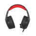 Genesis Headset Neon 200, Stereo, Microphone, RGB Backlight, Black-Red
