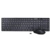 Natec Wireless Combo Keyboard+Mouse Stingray, Black