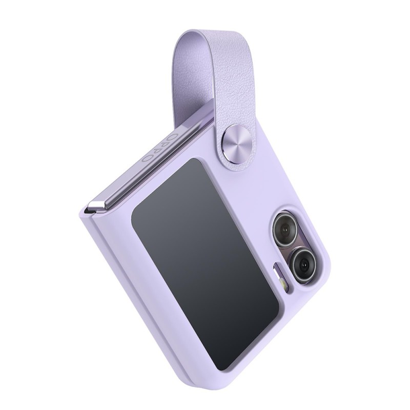Oppo Case Liquid Silicone Oppo Find N2 Flip, Purple
