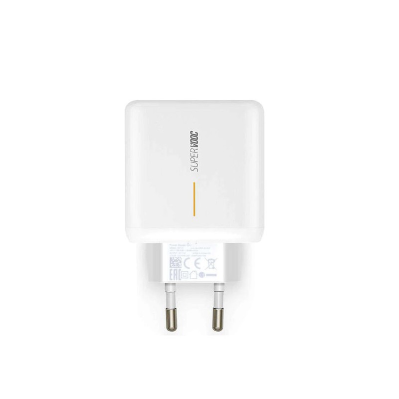 Oppo Wall Charger Super VOOC Flash 10V/6A 65W, White