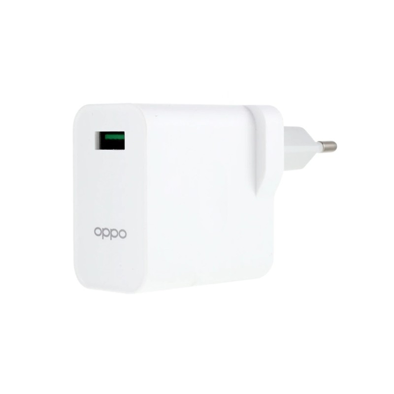 Oppo Wall Charger VOOC Flash 5V/6A 30W, White Oppo Wall Charger VOOC Flash 5V/6A 30W, White